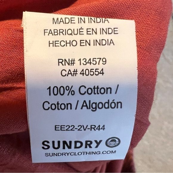 Sundry for Evereve Stripe Summer Trouser Pants - Picture 5 of 5